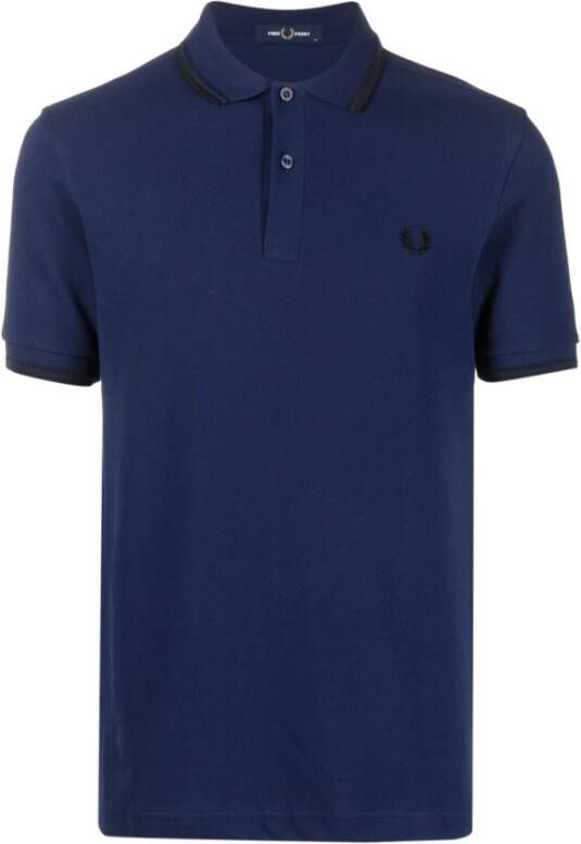 Fred Perry Klassieke Polo Shirts Blauw Heren