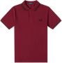 Fred Perry Klassieke Slim Fit Twin Tipped Polo Shirt Rood Heren - Thumbnail 1