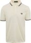 Fred Perry Casual Wit Gestreepte Kip Tote Tas White Heren - Thumbnail 3