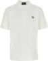 Fred Perry Klassieke Witte Piquet Polo Shirt White Heren - Thumbnail 1