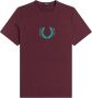 Fred Perry Laurier T-shirt Bruin Heren - Thumbnail 1