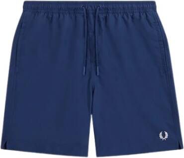 Fred Perry Logo Zwembroek Blauw Heren