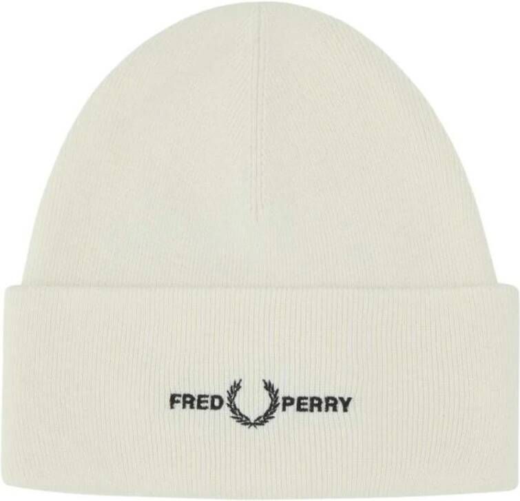 Fred Perry Men Hat Wit Heren
