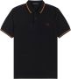 Zwarte Fred Perry Polo Twin Tipped Pred Perry Shirt - Thumbnail 1
