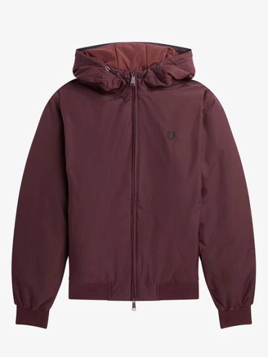 Fred Perry Nylon Twill Sportjas Rood Heren