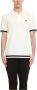 Fred Perry Gebroken Wit Polo Twin Tipped Shirt - Thumbnail 9