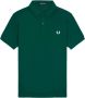 Fred Perry Polo M6000 Groen Heren - Thumbnail 1