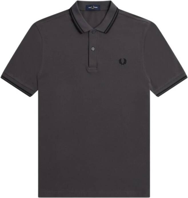 Fred Perry Polo M3600 Antraciet R66 Grijs Heren - Foto 8