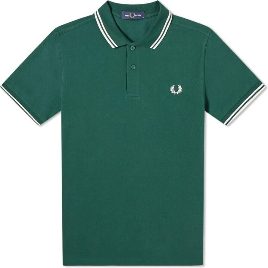 Fred Perry Polo Shirt Groen Heren