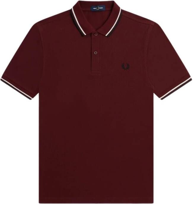 Fred Perry Polo M3600 Bordeaux Rood