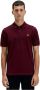 Fred Perry Rood Poloshirt met korte mouwen Red Heren - Thumbnail 3