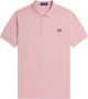 Fred Perry Heren Polo & T-shirt De Eenvoudige Shirt Pink Heren - Thumbnail 1