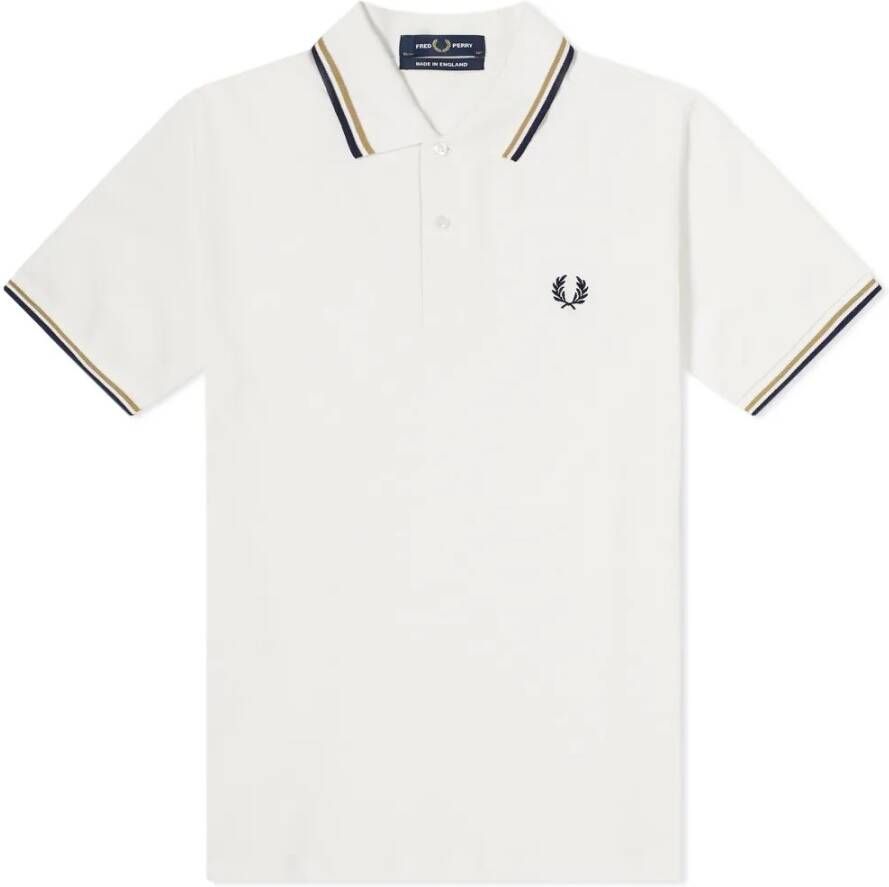 Fred Perry Polo Shirt Wit Heren