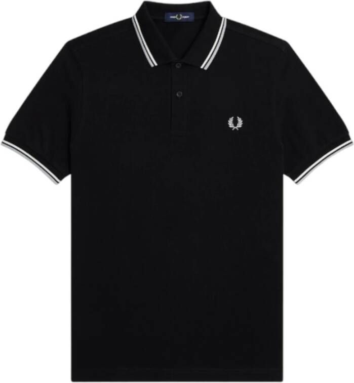 Fred Perry Polo Shirt Zwart Heren