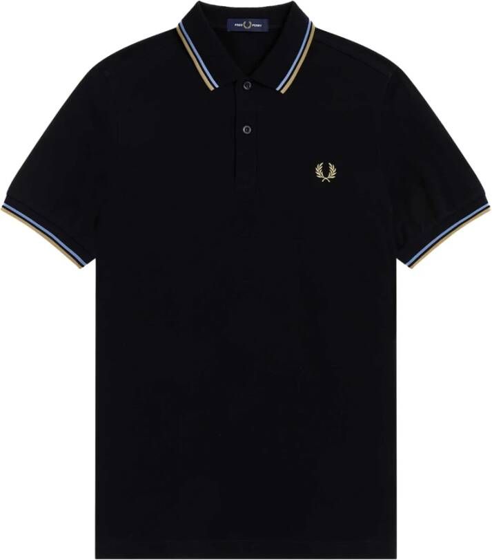 Fred Perry Polo Shirt Zwart Heren