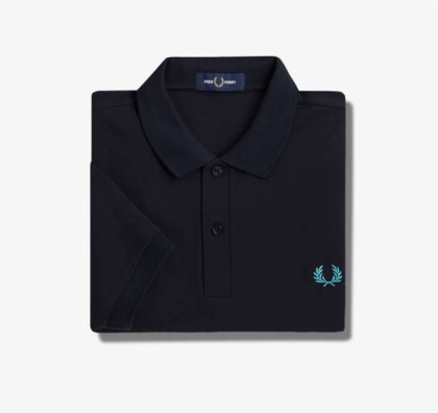 Fred Perry Polo Shirts Blauw Heren