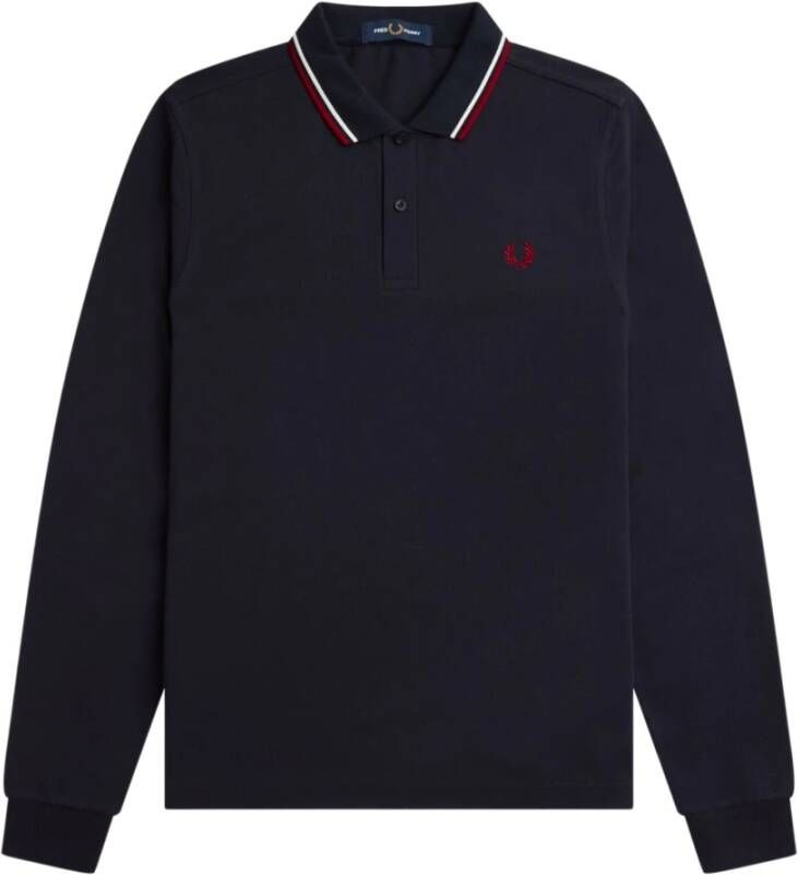 Fred Perry Polo Shirts Blauw Heren