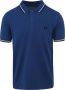 FRED PERRY Heren Polo's & T-shirts Twin Tipped Shirt Kobalt - Thumbnail 2