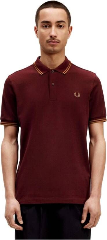 Fred Perry Britse Erfgoed Polo Rood Heren