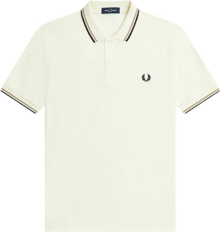 Fred Perry Casual Wit Gestreepte Kip Tote Tas White Heren - Foto 5