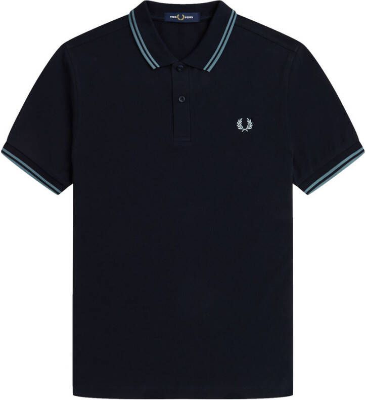 Fred Perry Klassieke Britse Polo Shirt Blauw Heren