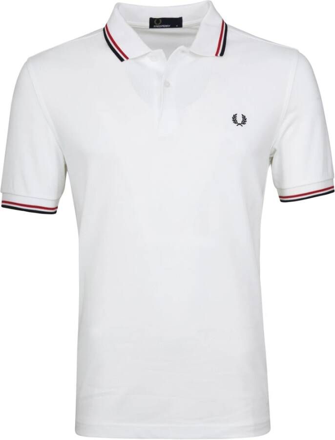 Fred Perry Polo Wit Heren
