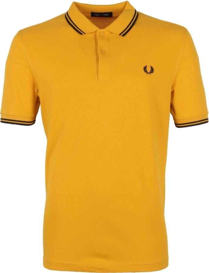 Fred Perry Poloshirt Geel Heren
