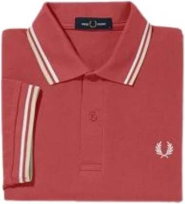 Fred Perry Poloshirt Rood Heren