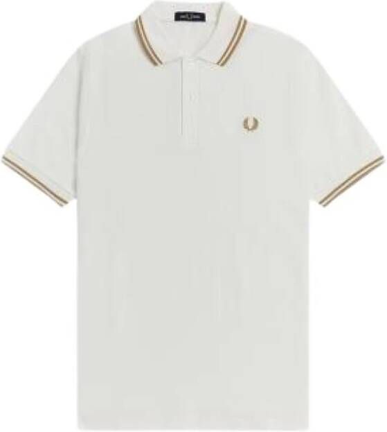 Fred Perry Poloshirt Wit Heren
