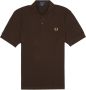 Fred Perry Rich Brown Pique Polo Heruitgave Bruin Heren - Thumbnail 1