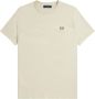 FRED PERRY Heren Polo's & T-shirts Ringer T-shirt Groen - Thumbnail 3