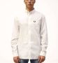 Fred Perry Casual overhemd White Heren - Thumbnail 1