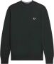 Fred Perry Klassieke Crew Neck Trui met Logo Green Heren - Thumbnail 7