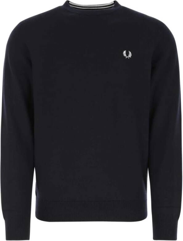 Fred Perry Stijlvolle Maglia Shirt Blauw Heren