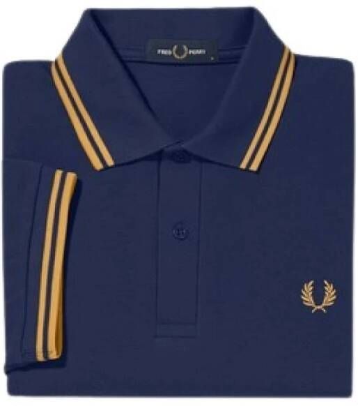 Fred Perry Stijlvolle Polo Shirts voor Heren Blauw Heren