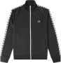 Fred Perry Authentiek Taped Track Jacket Zwart 1964 Gold-L Black Dames - Thumbnail 1