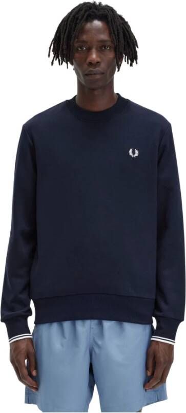 Fred Perry Sweatshirt Blauw Heren
