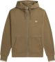 Fred Perry Sweatshirt met rits Groen Heren - Thumbnail 1
