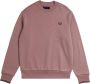 Fred Perry Ronde Hals Heren Sweatshirt M7535 Pink Heren - Thumbnail 1