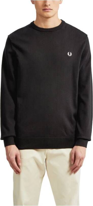 Fred Perry Klassieke Sweatshirt Collectie Black Heren