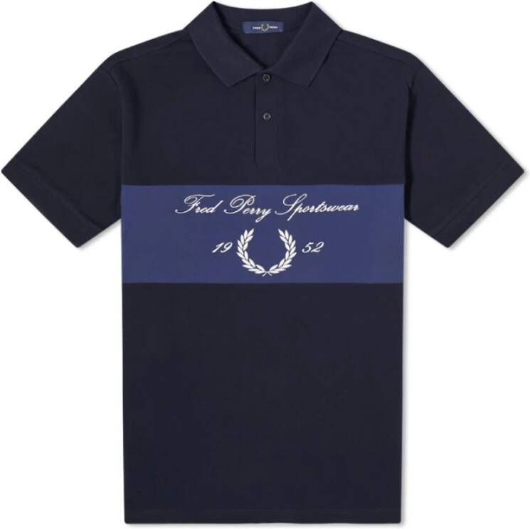 Fred Perry t-shirt Blauw Dames
