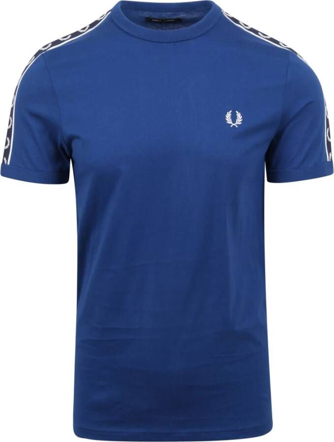 Fred Perry T-Shirt Ringer Mid Blauw Heren