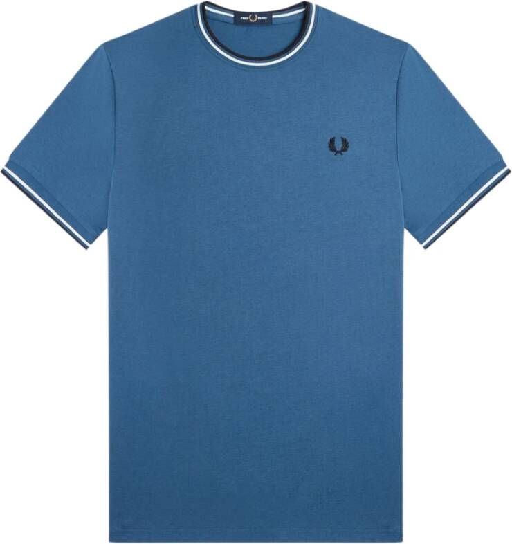 Fred Perry T-shirt Twin Tipped Blauw Heren