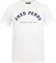 Fred Perry t-shirt White Heren - Thumbnail 1