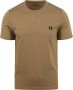 Fred Perry T-Shirt Ringer M3519 Beige - Thumbnail 2
