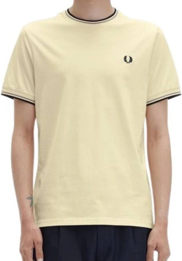 Fred Perry T-Shirts Beige Heren
