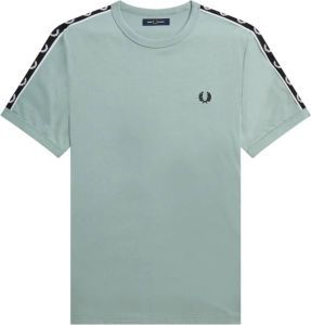 Fred Perry Contrast Tape Ringer T-Shirt Blauw Heren