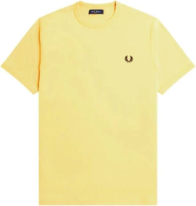 Fred Perry T-Shirts Geel Heren