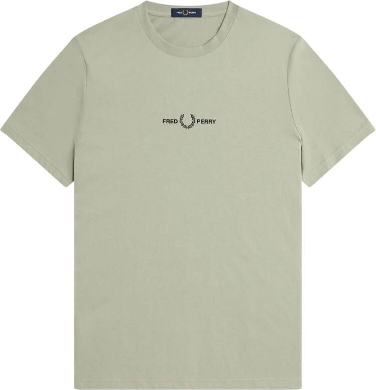 Fred Perry T-Shirts Groen Heren