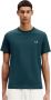 FRED PERRY Heren Polo's & T-shirts Ringer T-shirt Petrol - Thumbnail 2